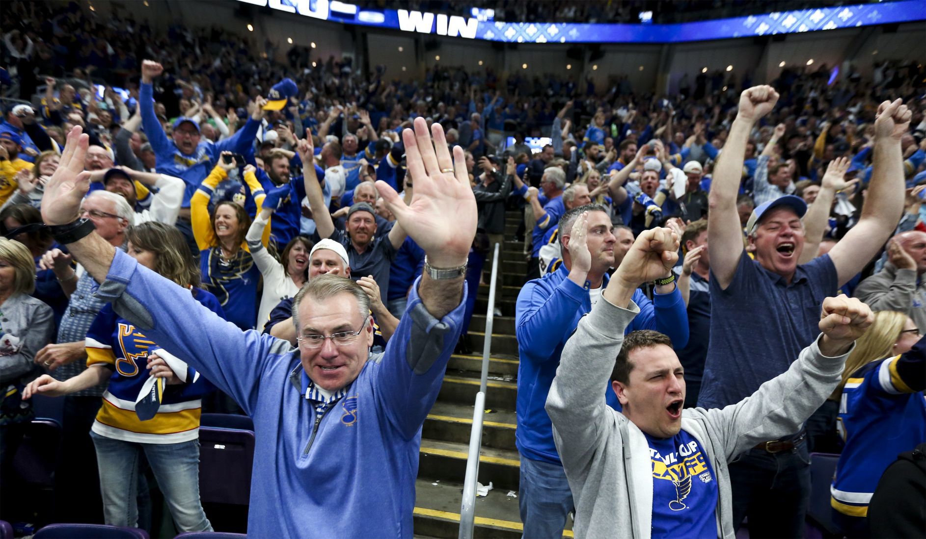 Blues face off with Stars in Game 7